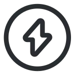 Flash Circle 2 SVG Icon
